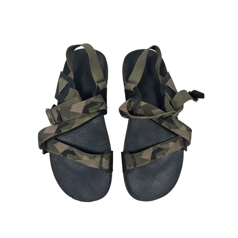 Chaco Z/1 Classic Sandals Mens 12 Green Camo Adjustable Straps